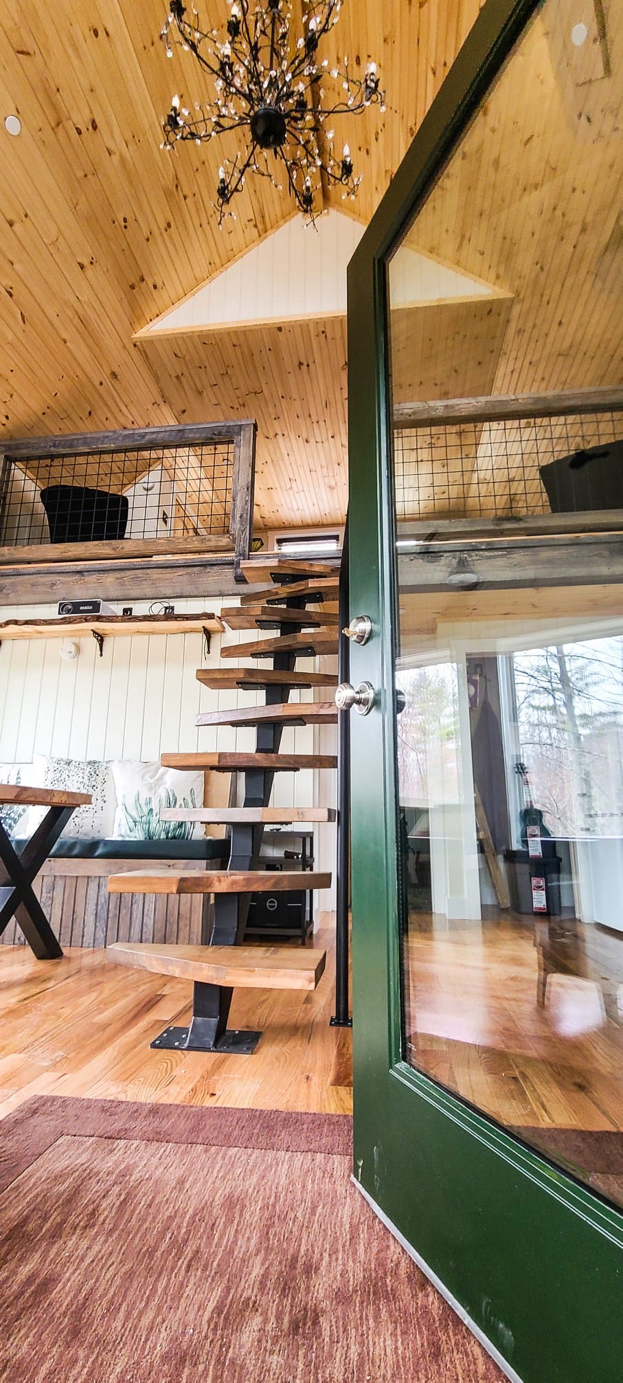 Natural stair case in the Cliff House