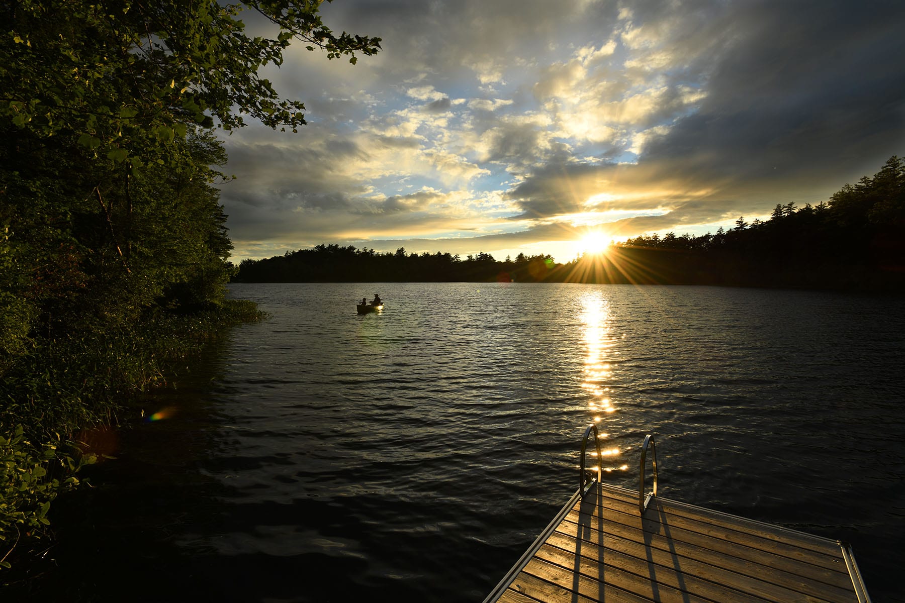 Dock sunset