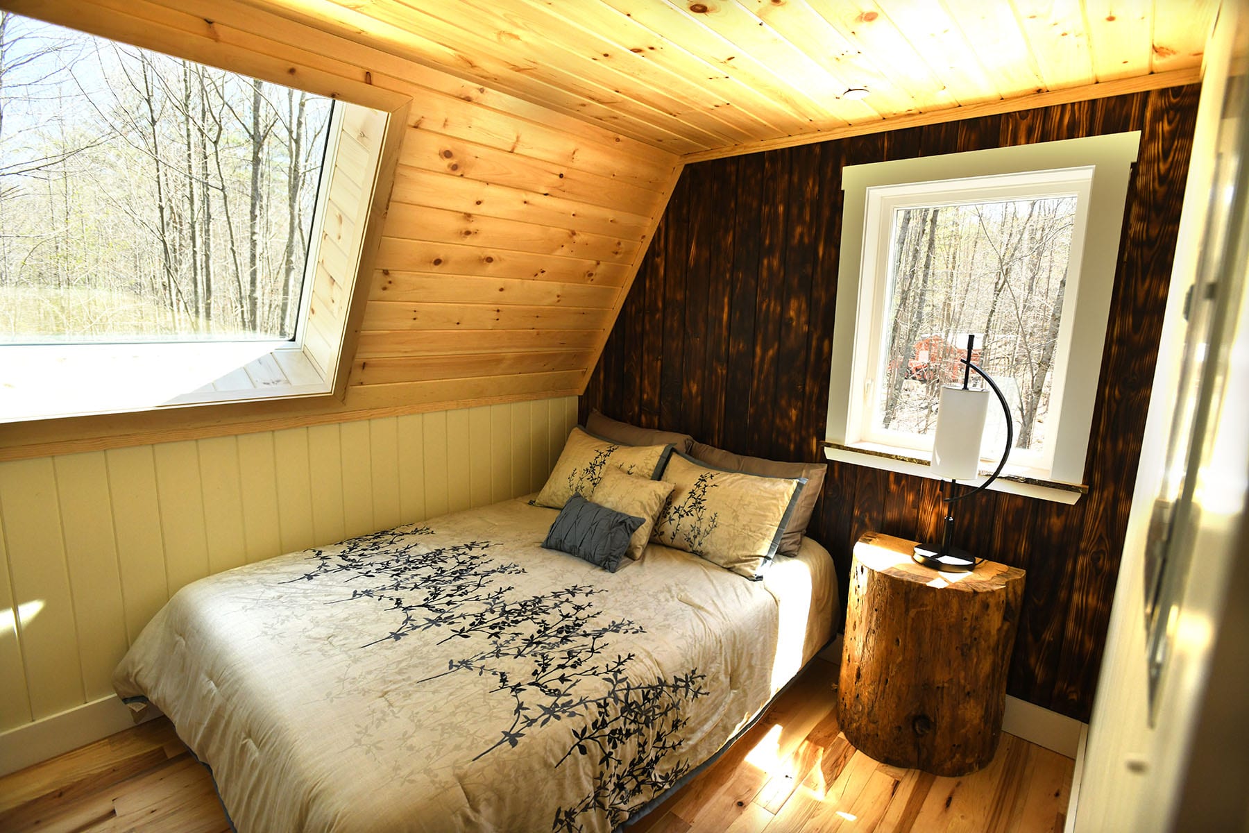 comfortable bed in the Sky frame