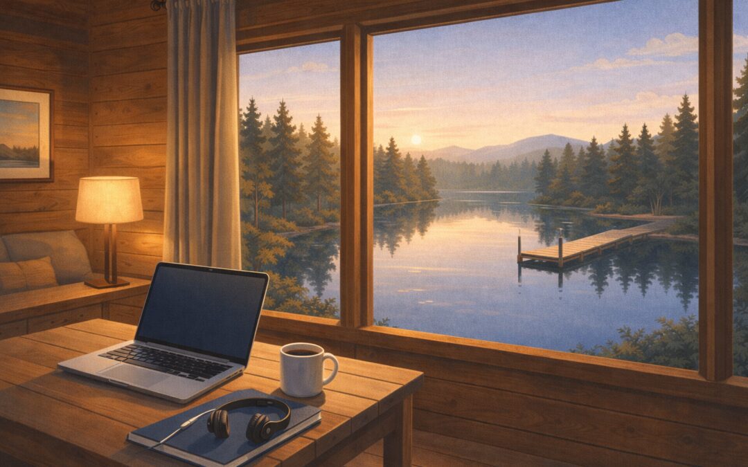 Remote workation in a Maien Cabin